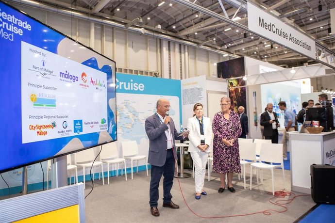 Málaga se presenta ante la industria del crucero en Hamburgo como anfitriona de Seatrade Cruise Med.