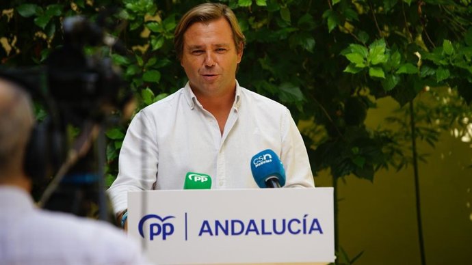 El secretario general del PP andaluz, Antonio Repullo, este jueves