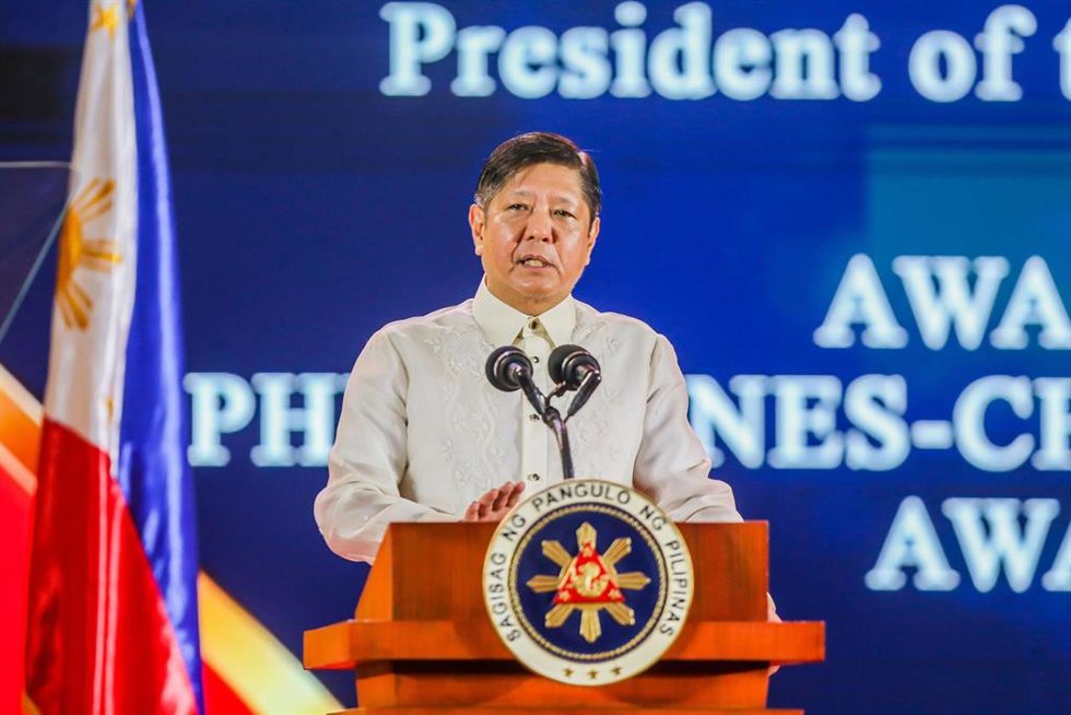 Archivo - Imagen de archivo del presidente de Filipinas, Ferdinand Marcos Jr. 