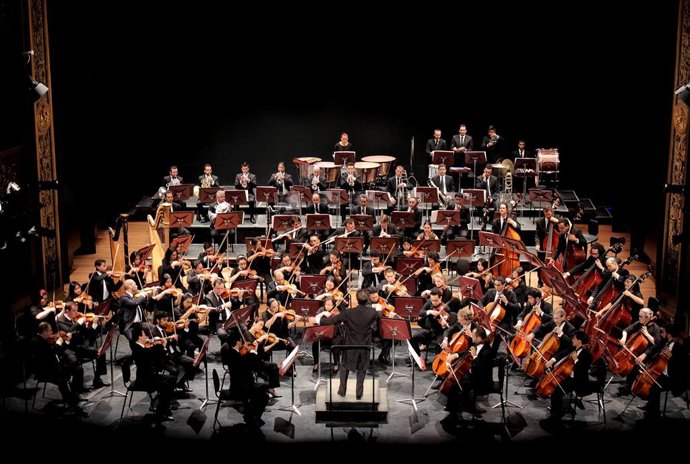 BOGOTÁ, 11 de mayo de 2021.- Orquesta Sinfónica de Colombia. (Colprensa-Cortesía de Andrés Gómez).