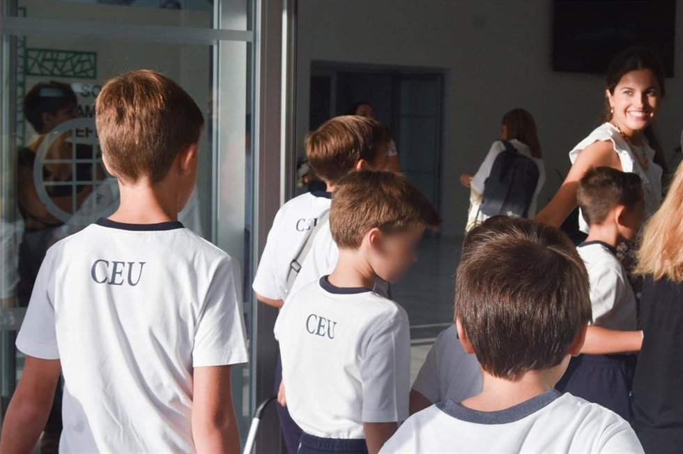 Alumnos del CEU San Pablo de Sevilla.
