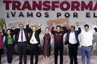 López Obrador celebra el triunfo de Sheinbaum y defiende el proceso interno de Morena