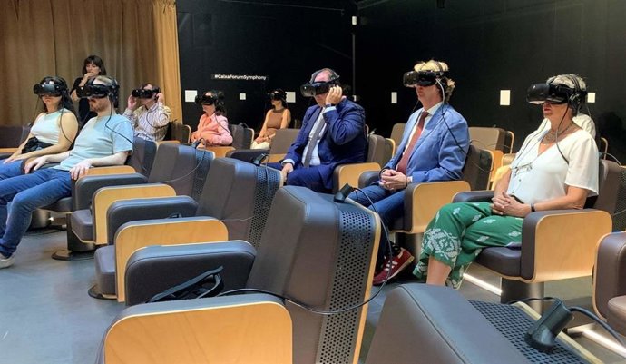 Inauguración de la exposición 'Simphony' en Soria.