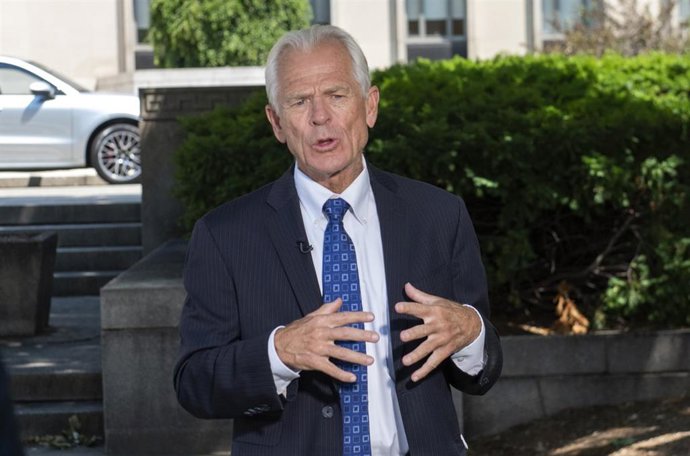 Archivo - Peter Navarro, el exasesor del expresidente estadounidense Donald Trump
