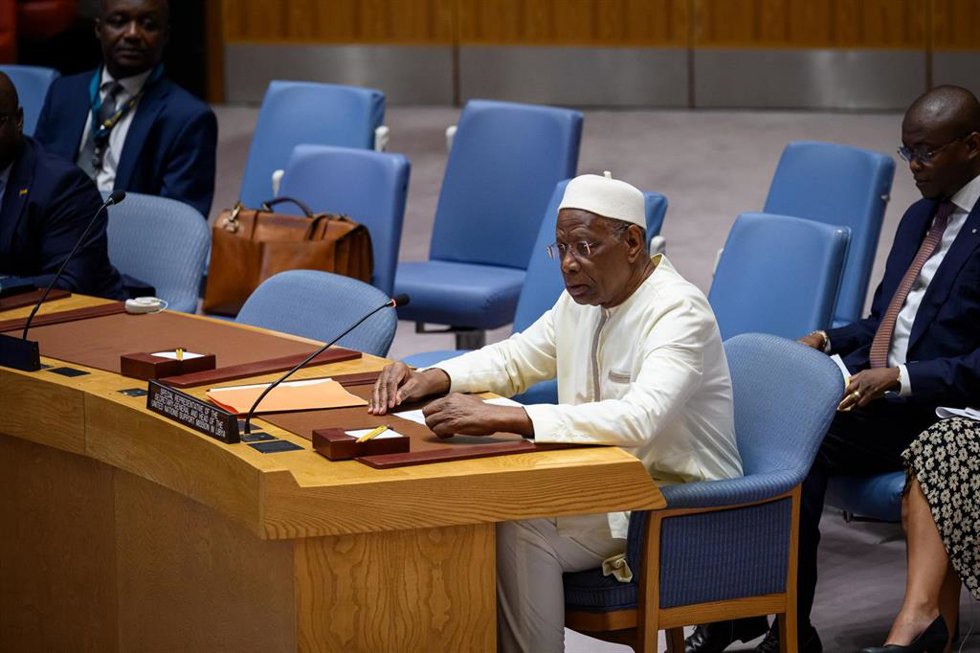 El representante especial de la Secretaría General de la ONU para Libia y jefe de la UNSMIL, Abdoulaye Bathily