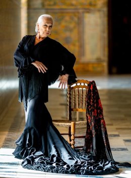 Una de las artistas fotografiadas para la muestra dedicada al flamenco.