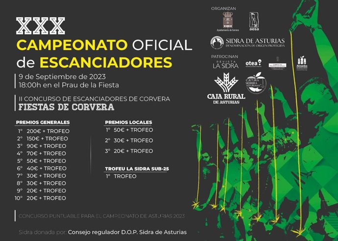 Concurso Escanciadores.