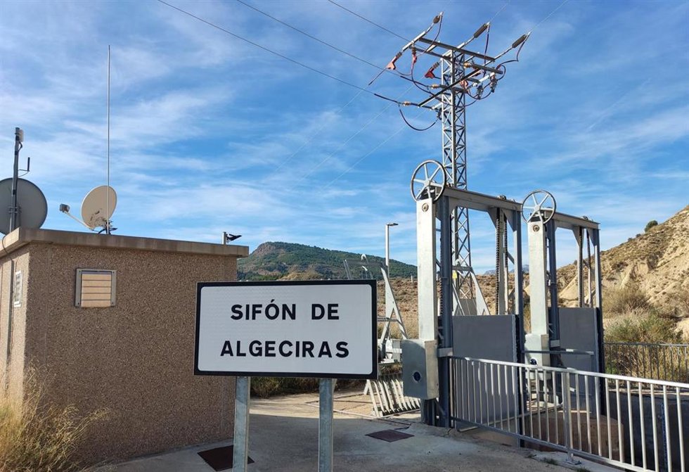 Embalse de Algeciras, en el término municipal de Alhama de Murcia