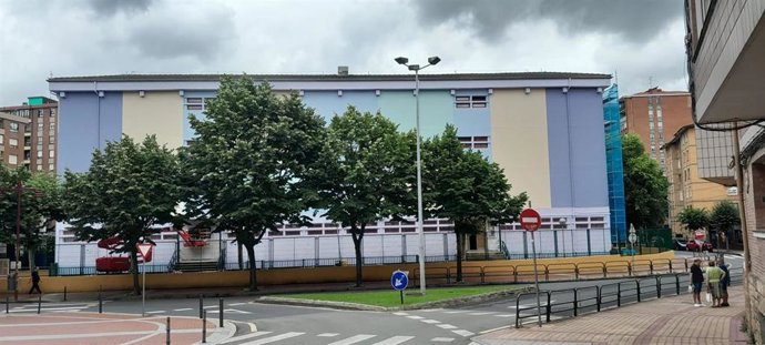 Nueva fachada del colegio Zuazo