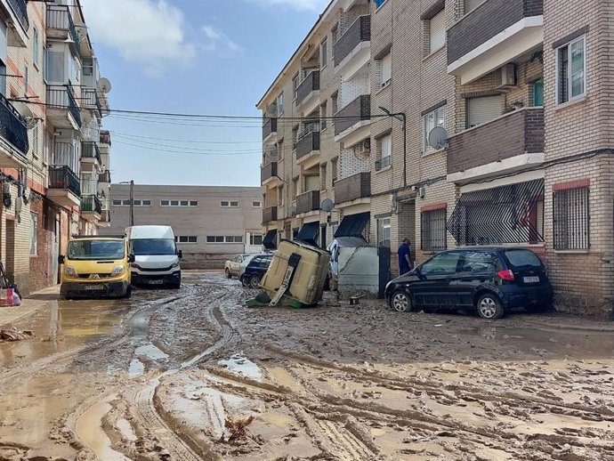 Efectos de la DANA en Magán