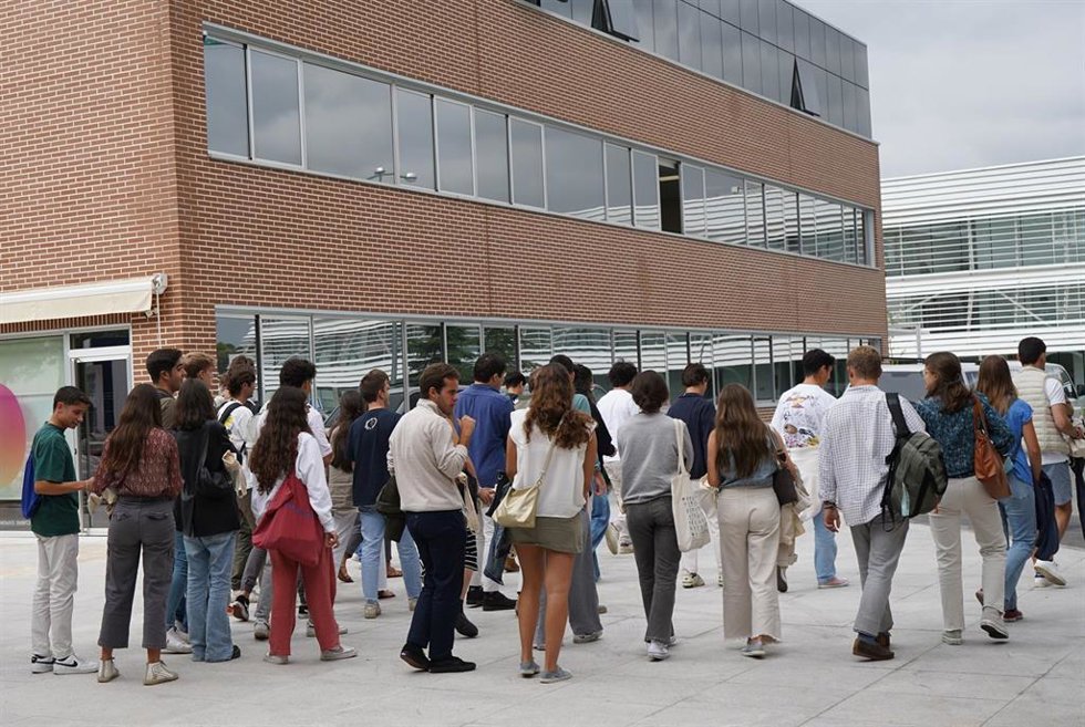 Alumnos de la Universidad Francisco de Vitoria.
