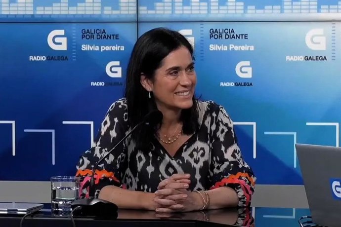 A secretaria xeral do PPdeG, Paula Prado na Radio Galega