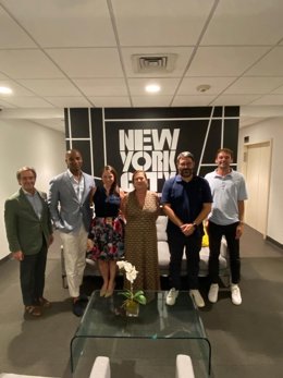 Representantes de la Junta de Andalucía reunidos con New York City Office