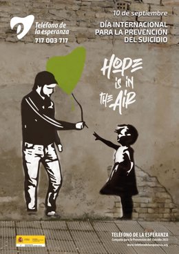 Cartel para el Día de prevención del suicidio.