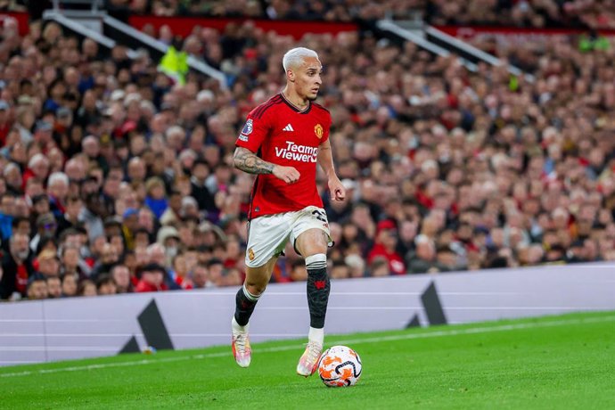 Manchester United forward Antony during the English championship Premier League football match between Manchester United and Wolverhampton Wanderers on 14 August 2023 at Old Trafford in Manchester, England - Photo Simon Davies / ProSportsImages / DPPI