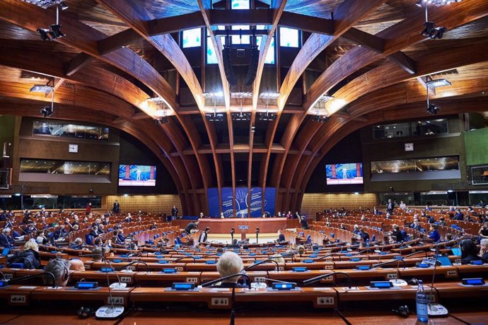 Archivo - Pleno de la Asamblea Parlamentaria del Consejo de Europa