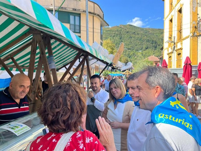 Ovidio Zapico en las celebraciones del Día de Asturias.
