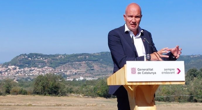 El conseller d'Acció Climtica, Alimentació i Agenda Rural, David Mascort