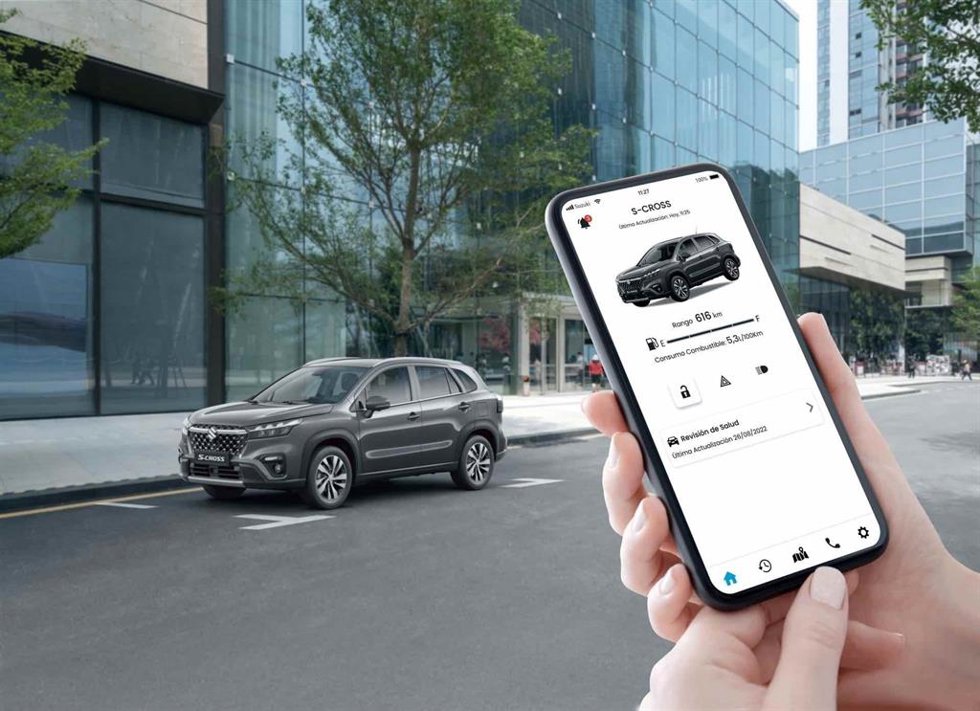 La aplicación Suzuki Connect.