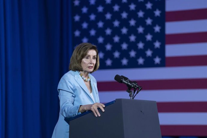 Archivo - La expresidenta de la Cámara de Representantes de Estados Unidos Nancy Pelosi