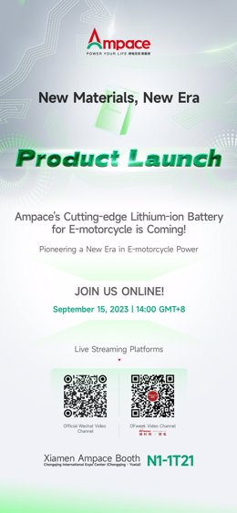 Ampace Product Launch Information