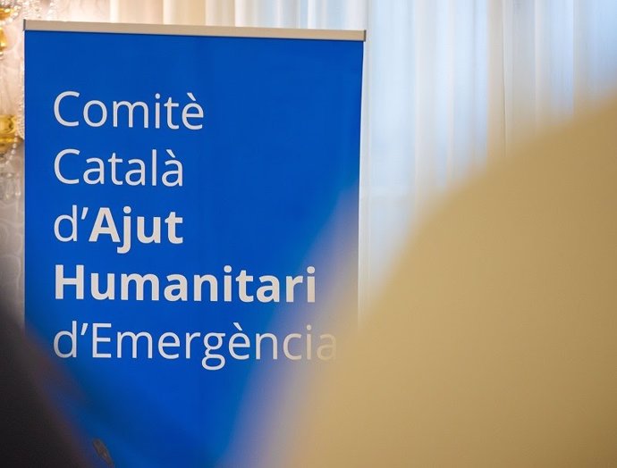 Cartel del Comité de Ayuda Humanitaria de Catalunya