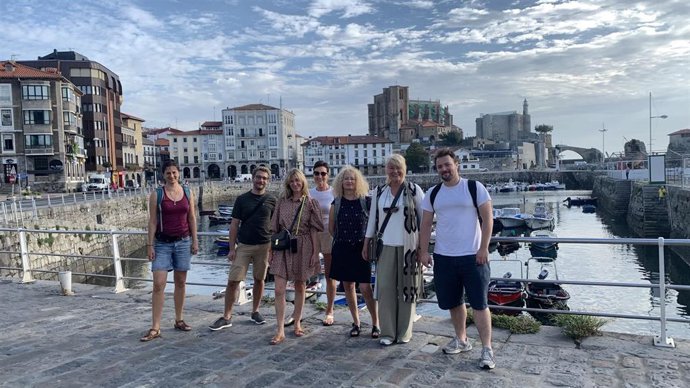 Periodistas alemanes en su visita a Cantabria en un viaje de prensa organizado por la Consejería de Turismo para promocionar la comunidad en el país germano