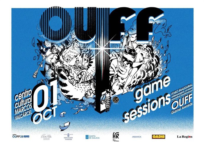 Cartel de la OUFF Game Sessions