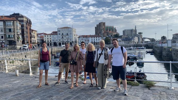 Periodistas alemanes en su visita a Cantabria en un viaje de prensa organizado por la Consejería de Turismo para promocionar la comunidad en el país germano