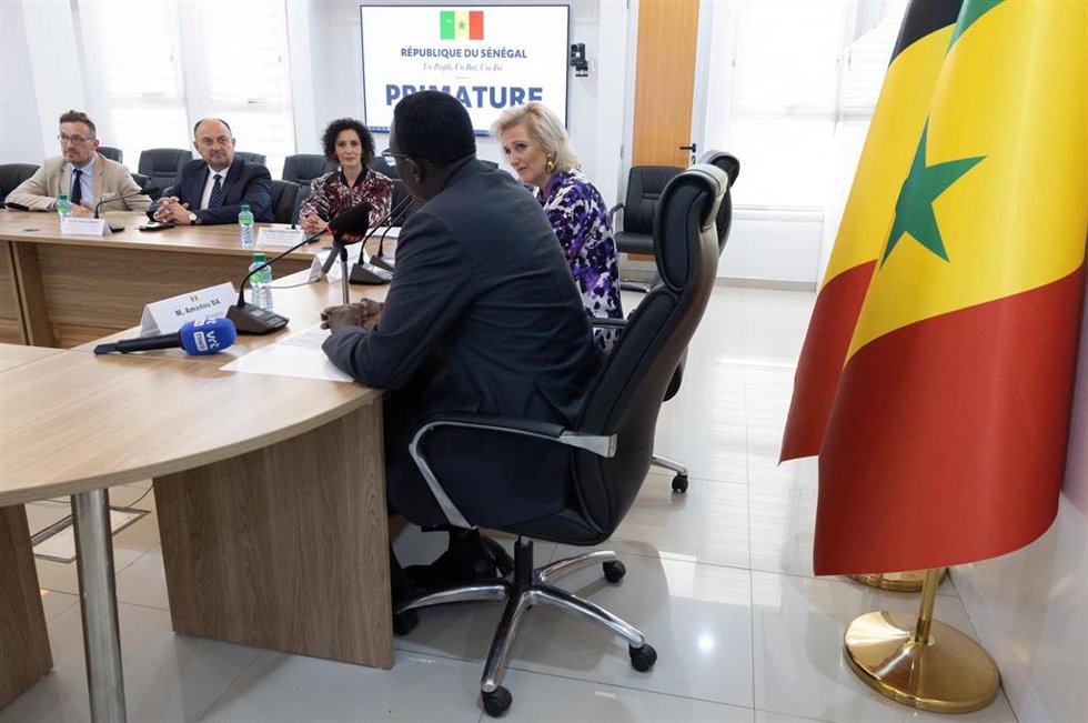 Archivo - Sall respalda a aAmadou Ba como candidato a las elecciones presidenciales.