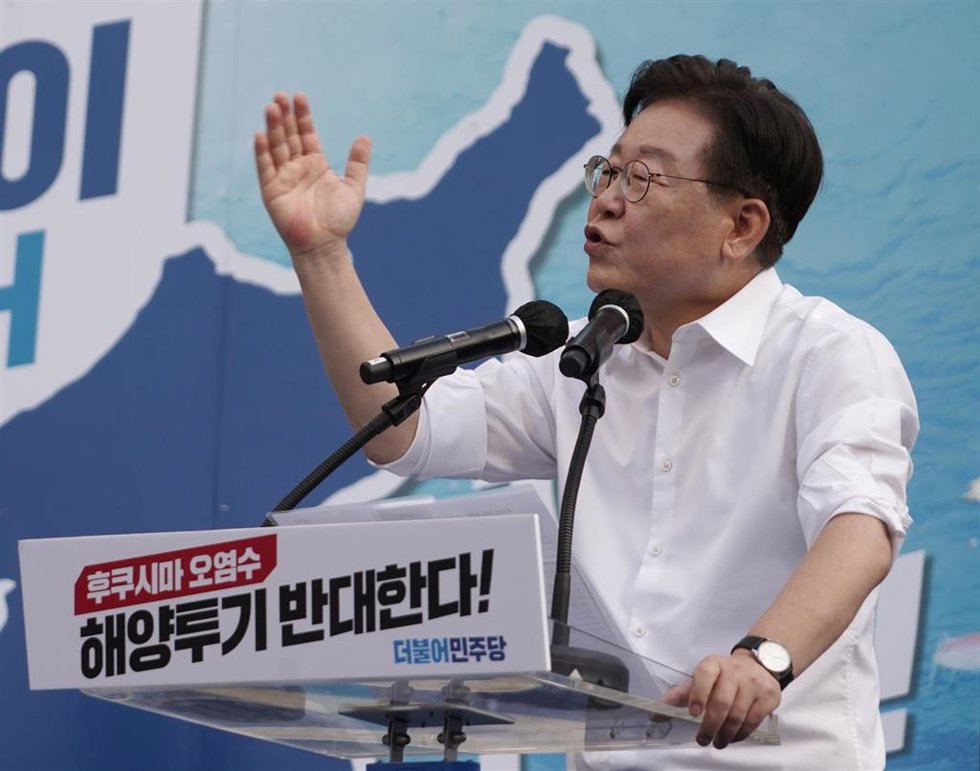 Archivo - El líder del opositor Partido Democrático de Corea del Sur, Lee Jae Myung