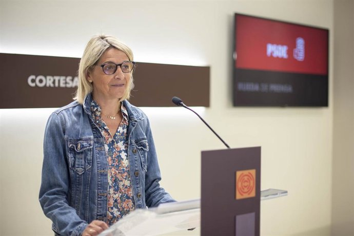 Archivo - Pilimar Zamora, diputada del PSOE en las Cortes de Aragón.