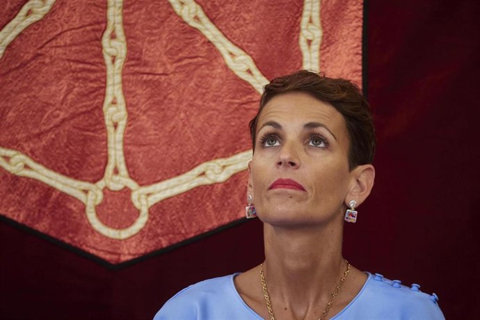 María Chivite, presidenta del Gobierno de Navarra.