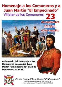 Homenaje a los Comuneros y a Juan Martín