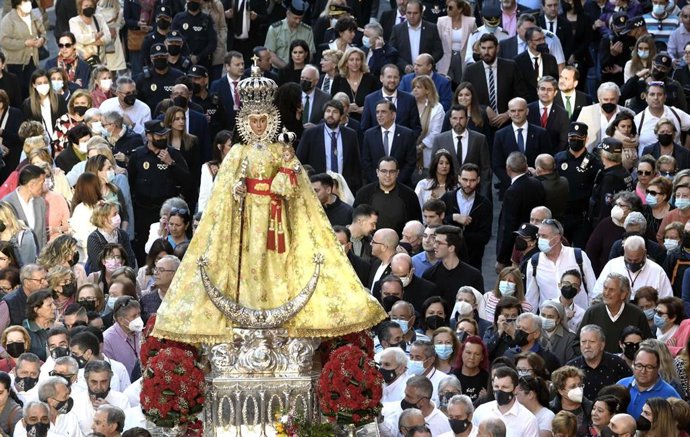 Archivo - La Virgen de la Fuensanta vuelve a su santuario en romería