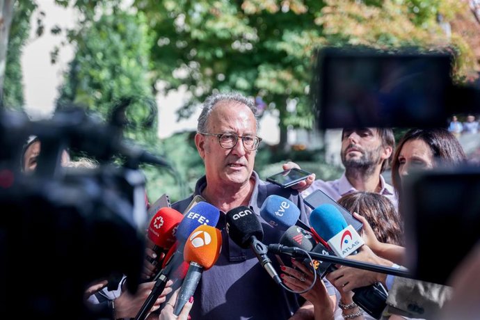Archivo - El president de mnium Cultural, Xavier Antich.