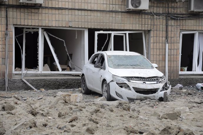 Archivo - 23 July 2023, Ukraine, Odesa: A general view of the destruction caused by Russian airstrikes. Photo: -/Ukrinform/dpa