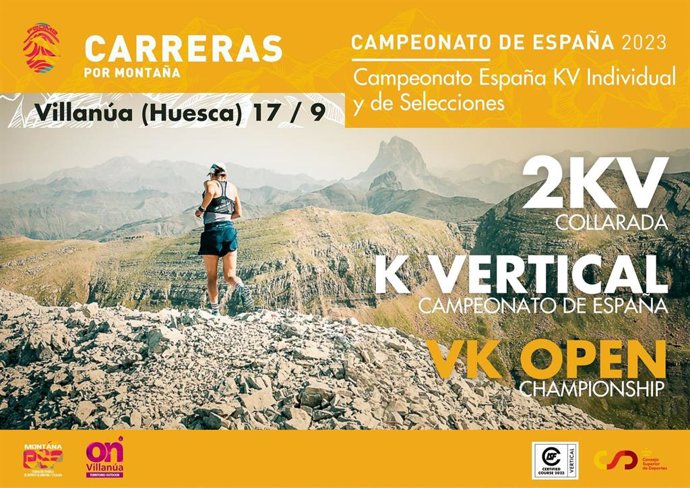 Cartel de la 2KV de Villanúa