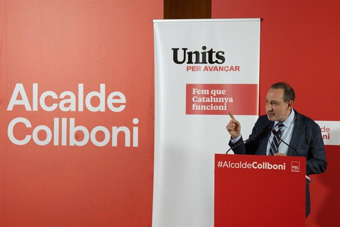 Archivo - El secretario general de PSC-Units per Avanar, Ramón Espadaler, durante la firma del acuerdo electoral PSC-Units per Avanar para las elecciones municipales, a 16 de marzo de 2023, en Barcelona, Catalunya (España)