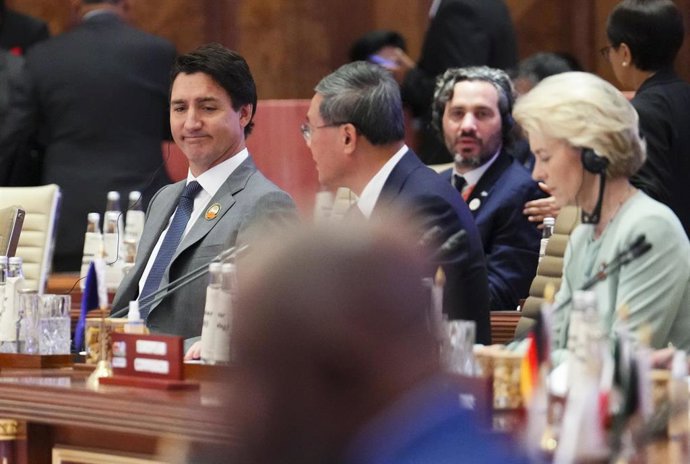 Ursula von der Leyen en Nueva Delhi, durante la cumbre del G20