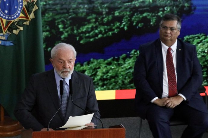September 5, 2023, Brasilia, Distrito Federal, Brasil: Brasilia (DF), 09/05/2023 - POLITICS/BRAZIL/AMAZONIA/LULA - The President of the Republic Luiz Inacio Lula da Silva participates in the Amazon Day Ceremony; on the afternoon of this Tuesday, August 