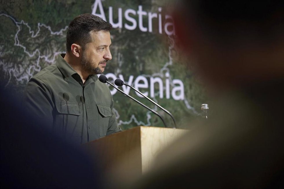 El presidente ucraniano, Volodimir Zelenski.