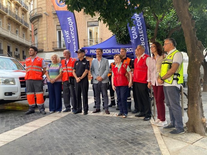 Presentación del dispositivo especial de seguridad con motivo del día de la Romería de la Fuensanta