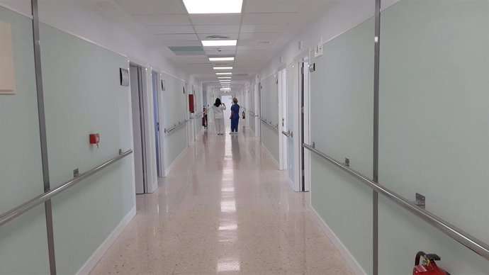 Imagen de la reformal del ala izquierda de la cuarta planta del Hospital Infanta Elena de Huelva.