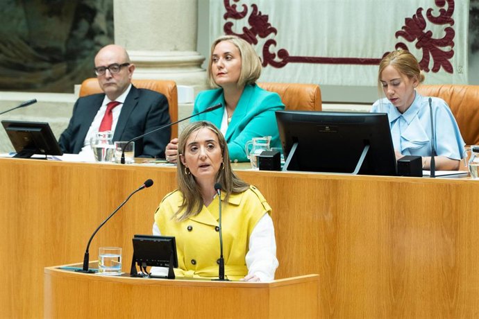 Archivo - La portavoz del Partido Popular en La Rioja, Cristina Maiso