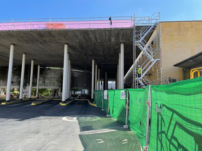 Obras en la estación de autobuses de Córdoba