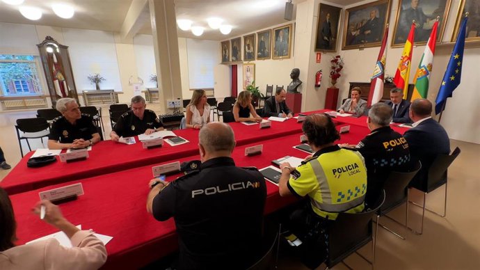 Junta de Seguridad para las fiestas de San Mateo en Logroño