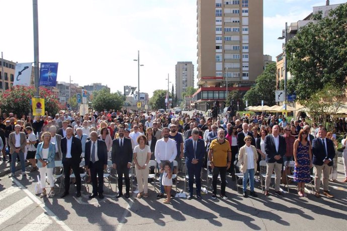 Acto institucional en Girona con motivo de la Diada