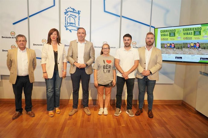 Presentación de la carrera 'Corriendo entre viñas'.
