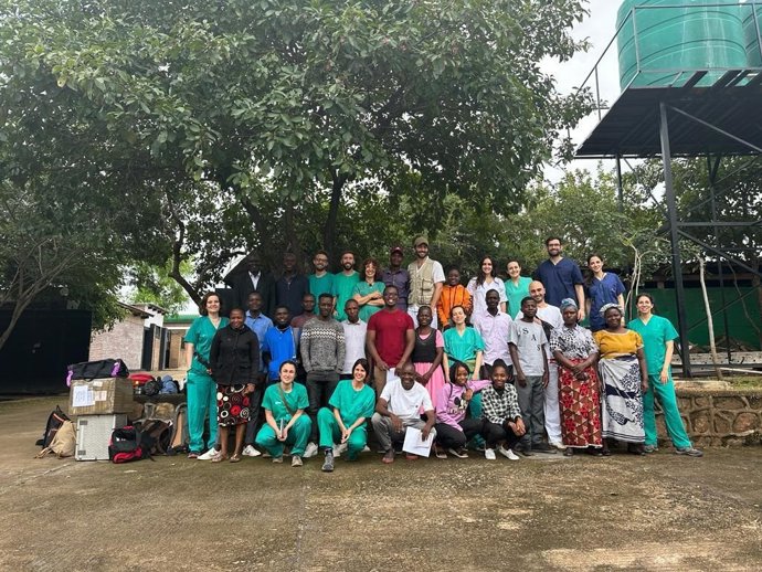 Cooperantes en el proyecto en Malawi